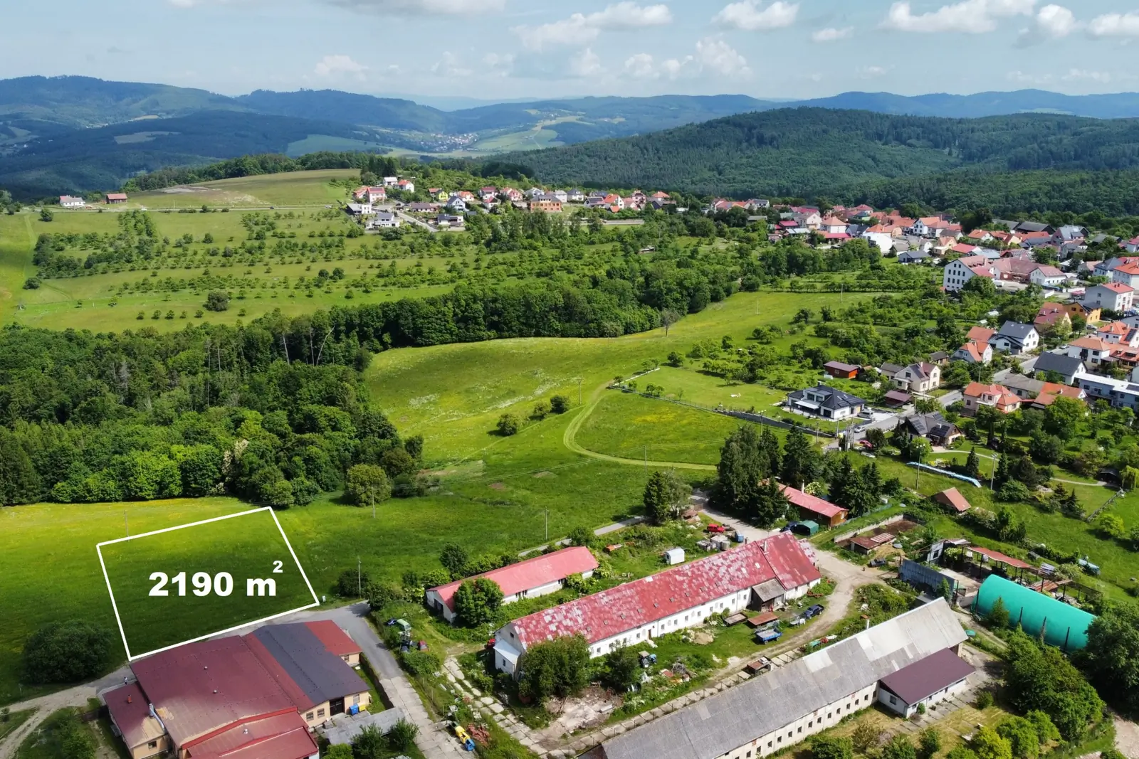 Prodej komerčního pozemku v Petrůvce u Slavičína