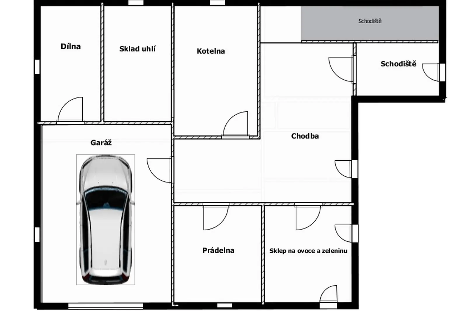 Prodej dvougeneračního rodinného domu 7+2 v Sehradicích