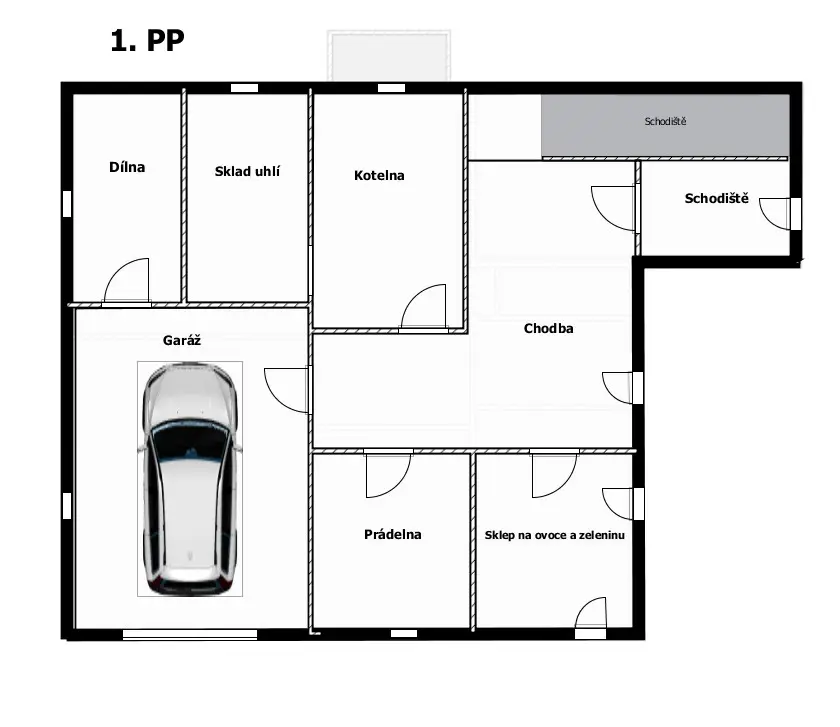 Prodej dvougeneračního rodinného domu 7+2 v Sehradicích