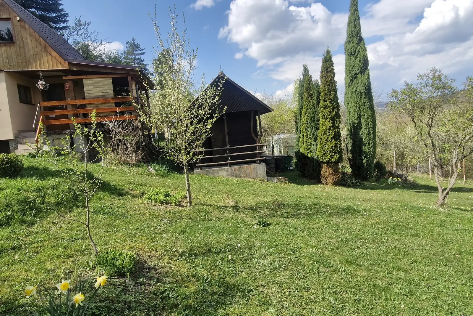 Prodej zahrady s chatkou v Luhačovicích