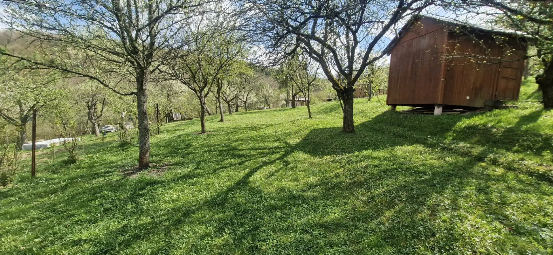 Prodej zahrady s chatkou v Luhačovicích